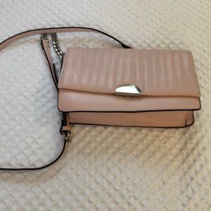 Pink evening clutch bag